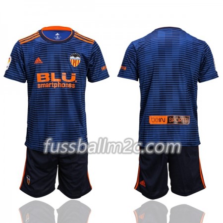 Fußballtrikots Valencia Kinder Auswärts Trikotsatz 2018-2019